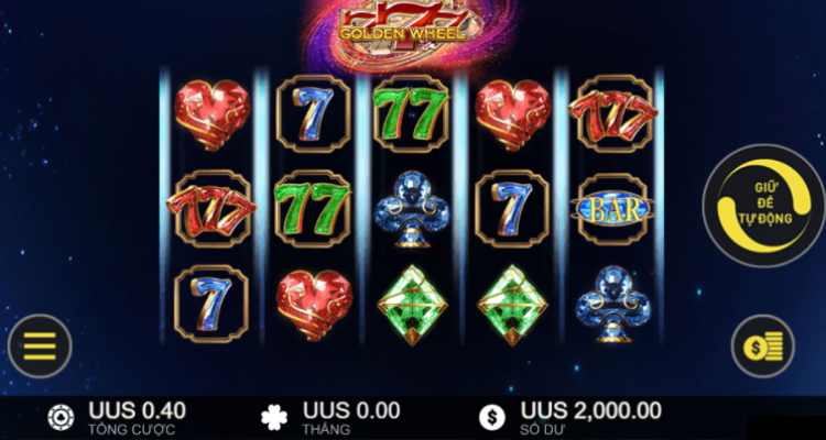 màn hình slot game 777 golden wheel